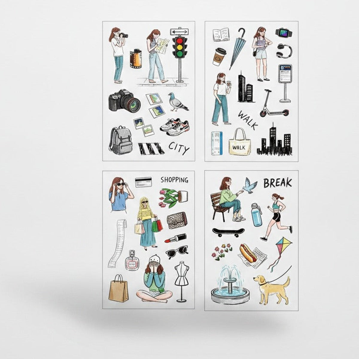 Slice of Life Sticker Set - City