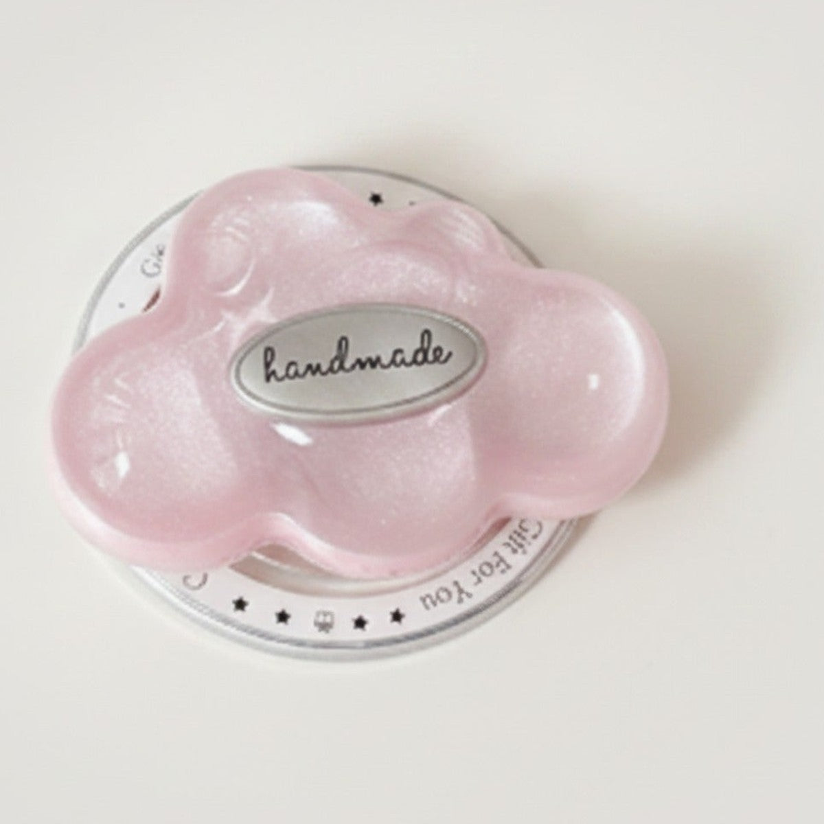 Cloud Grip Phone Stand - Shimmer Pink