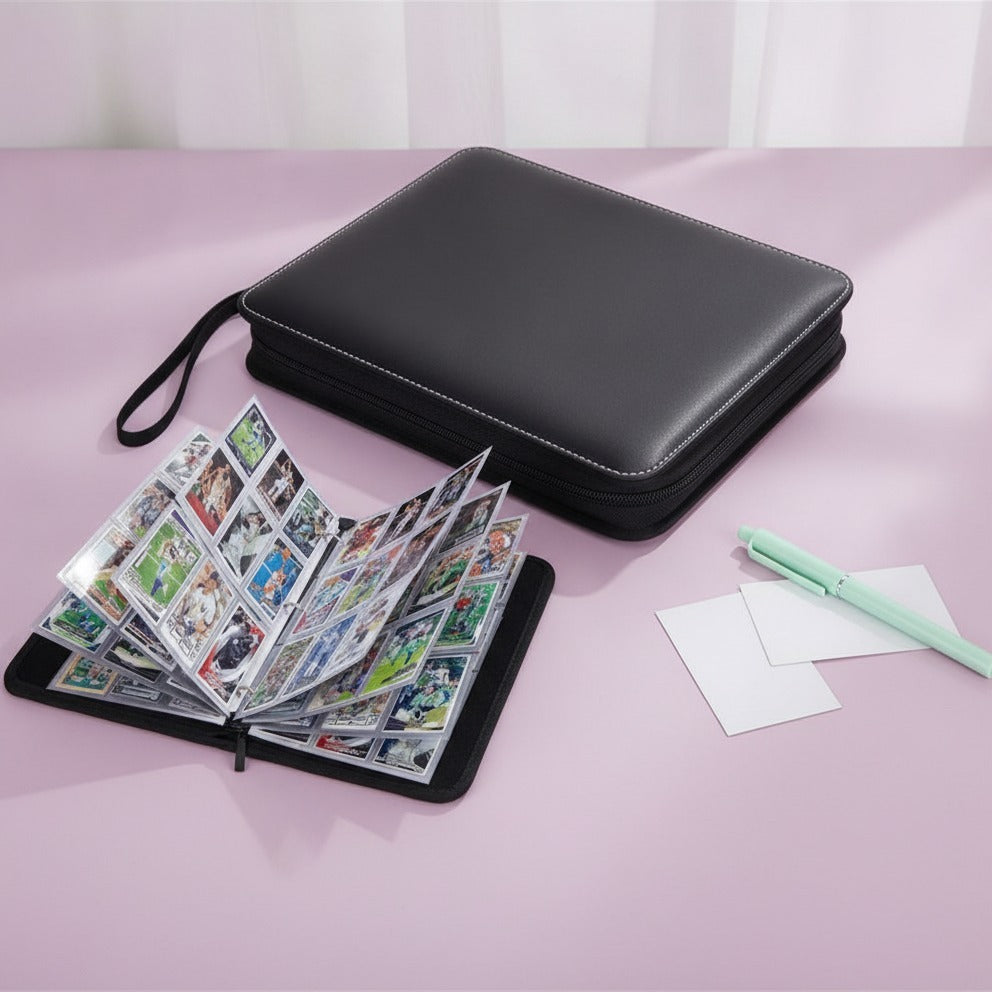 Nine-Pocket Card Collector Album - Black