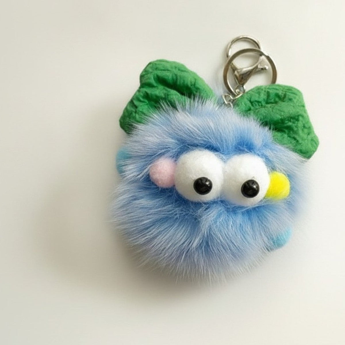 Fluffy Monster Keychain Charm – novelty & toys (view 1)