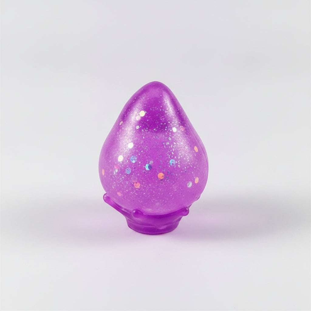 Glitter Water Drop Squishy - Purple