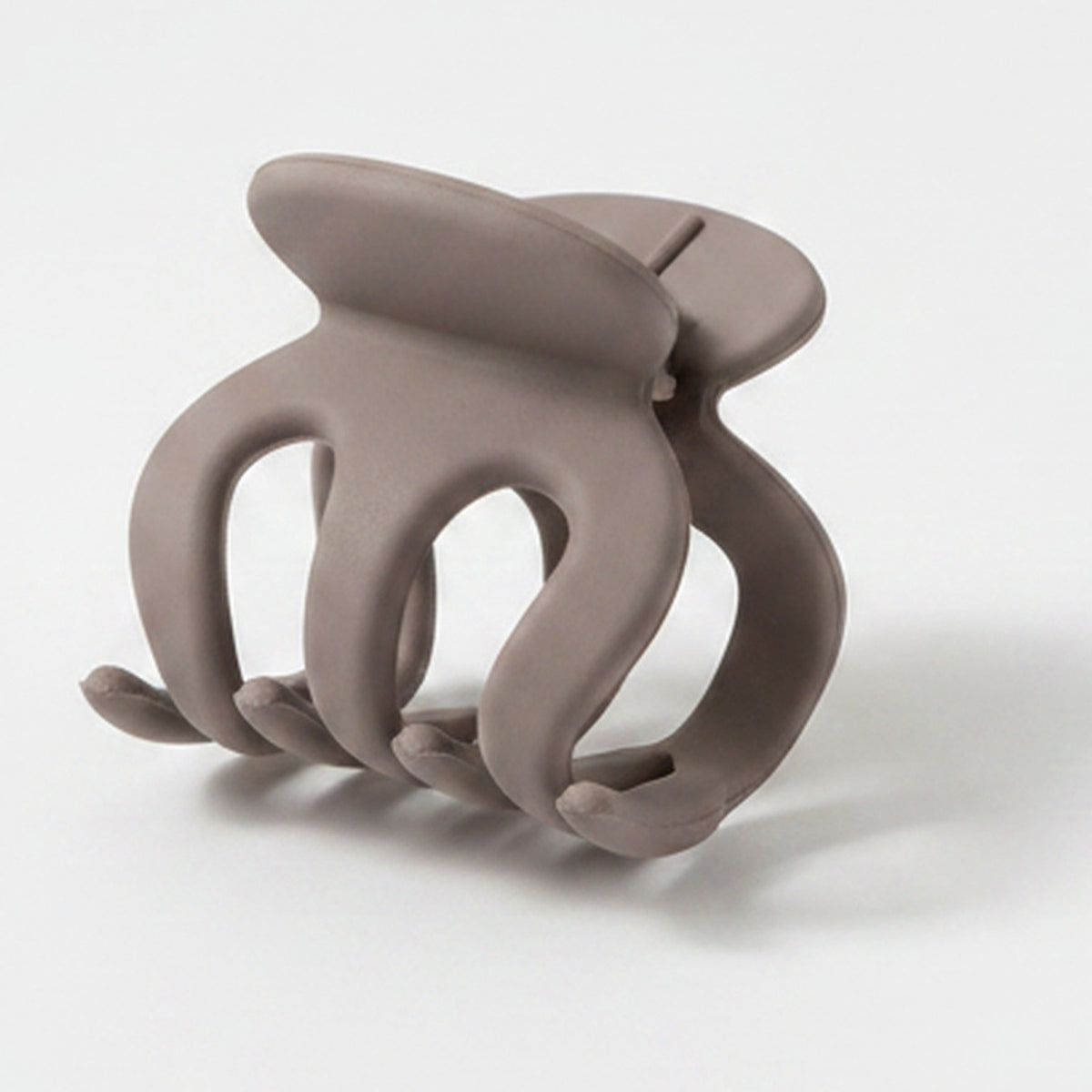 Octopus Hair Claw Clips Taupe Handmade – hair accessories (view 1)