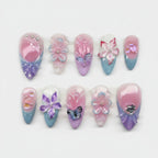 Floral 3D Nail Art Sticker Set Floral Mix