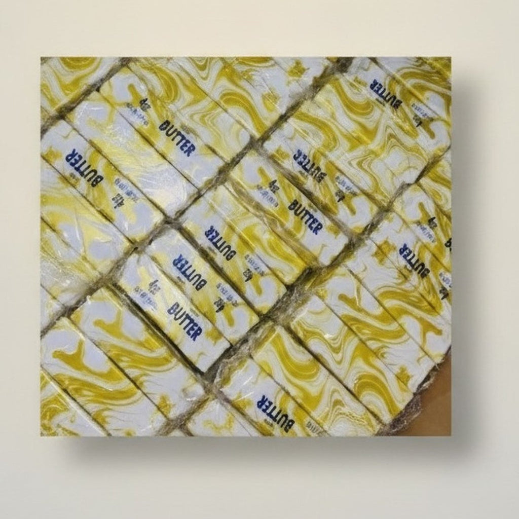 4oz Salted Butter Sticks Yellow Swirl Design – novelty & toys (view 1)