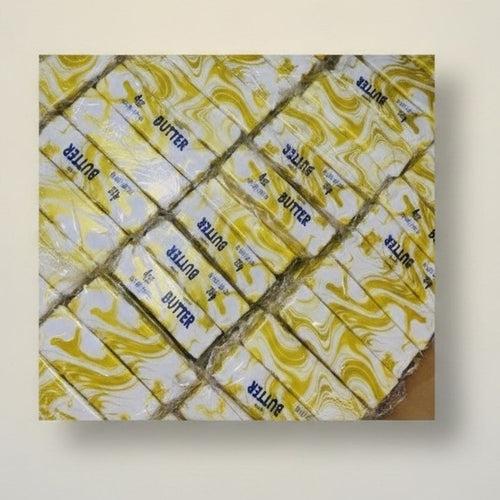 4oz Salted Butter Sticks Yellow Swirl Design – novelty & toys (view 1)