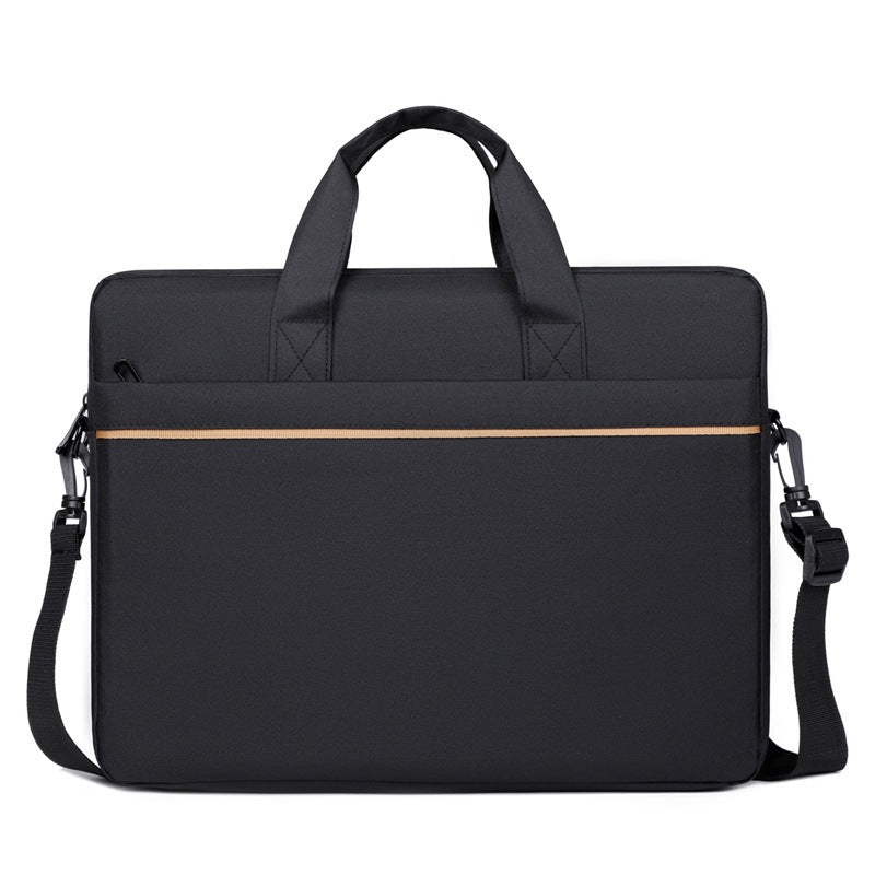 15-16 Inch Laptop Shoulder Bag Business Briefcase - Black