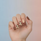 Leopard Print Nail Set - Chocolate Leopard