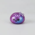 Spooky Dimple Squishy with Bamboo Steamer - Purple Ghost