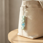 Light-Up Heart Keychain - Cyan