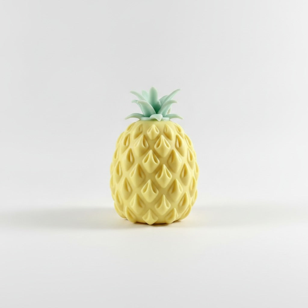 Pineapple squeeze fidget toy sunny yellow - front