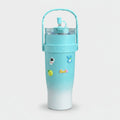 Turquoise Gradient Tumbler With Cute Charms – novelty & toys (view 1)