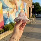 Dusty Rose Tie-Dye Textured Hair Claw