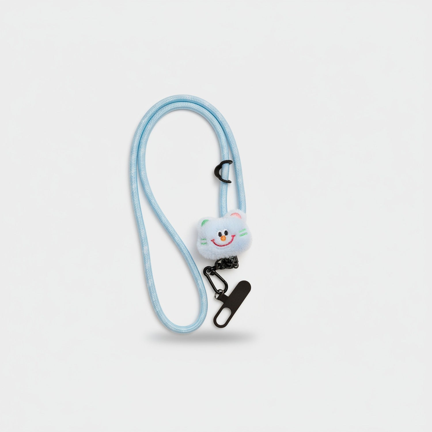 Cute Smiley Cloud Plush Phone Charm Strap
