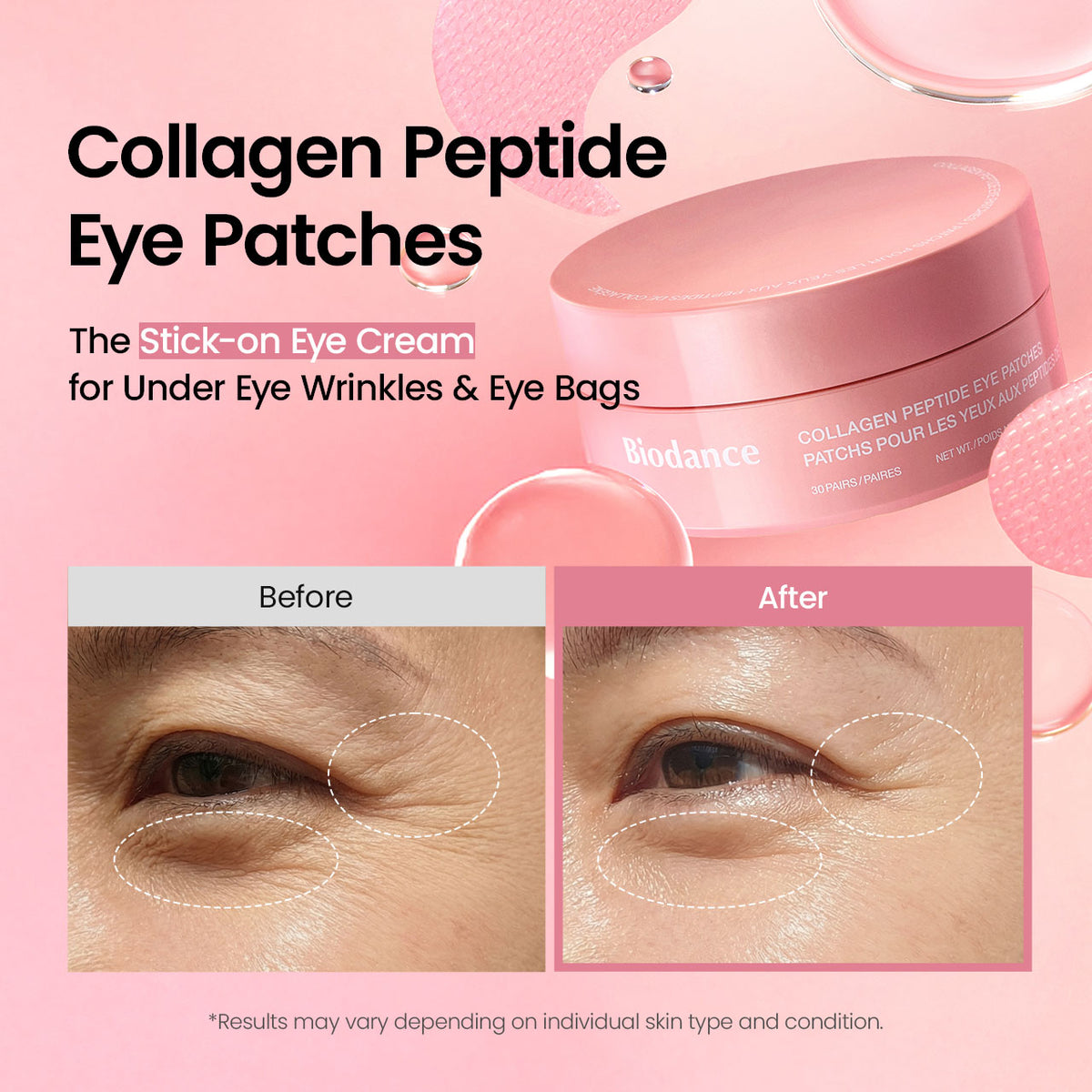 Collagen Peptide Eye Patches (30ea)