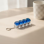 Mini Keyboard Switch Keychain - Navy 3-Key