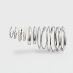 Silver Pearl and Crystal Hoop Earring Set