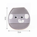 Animal-skin-feel PU leather powder puff - Type 4