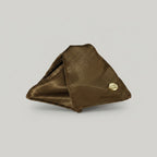 Metallic Gold Satin Hair Claw Clip