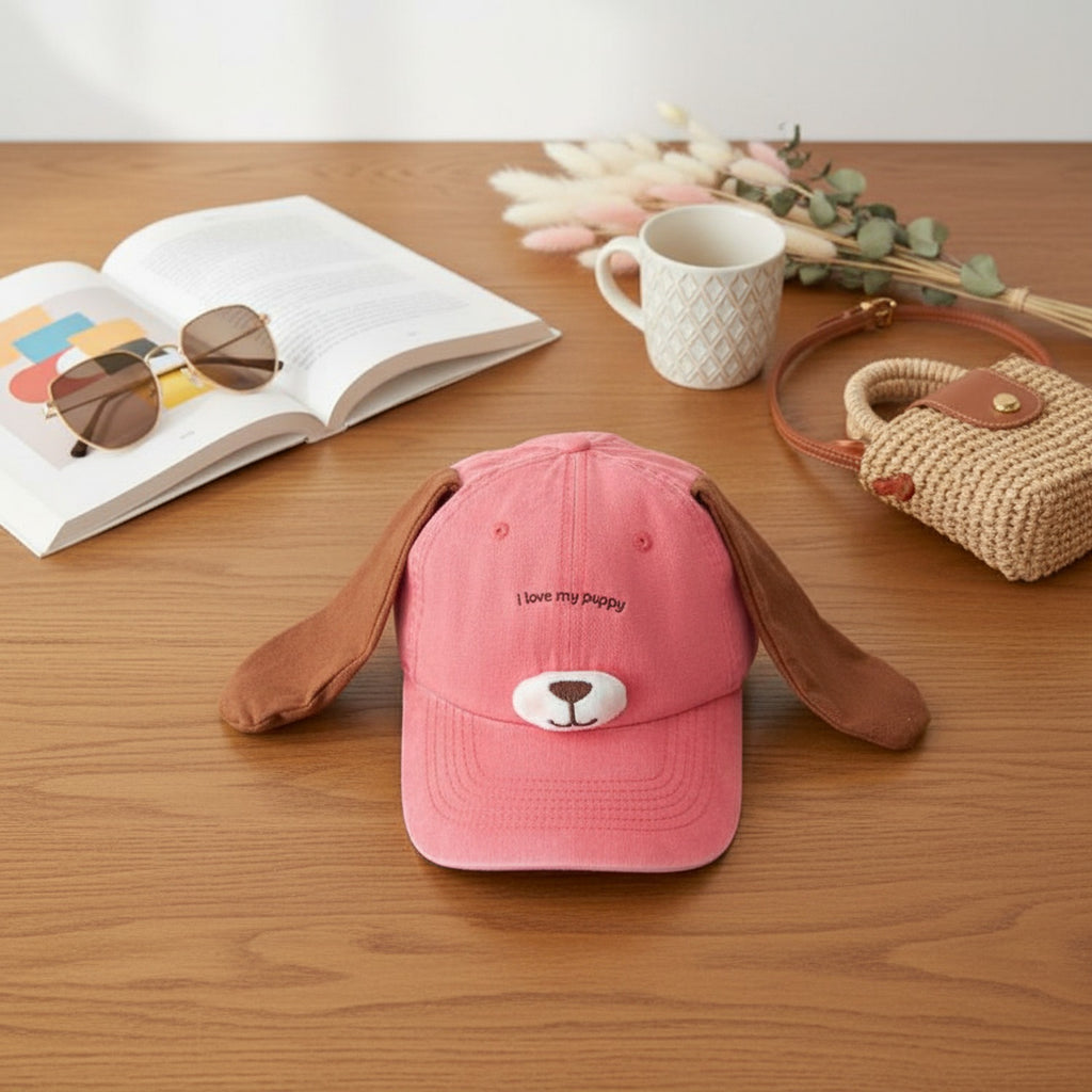 Puppy Ear Baseball Cap With Floppy Ears