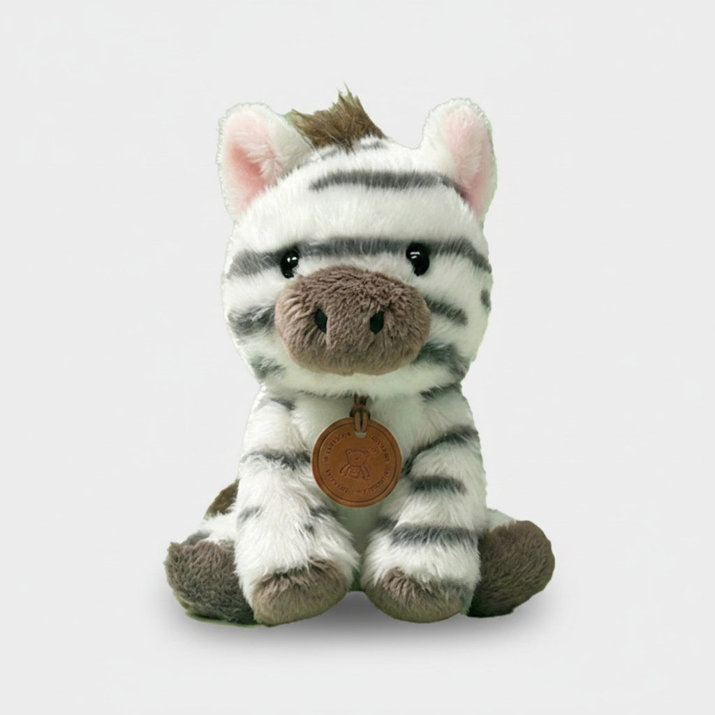 Striped Tabby Plush Toy With Charm Pendant