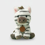 Striped Tabby Plush Toy With Charm Pendant