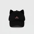 Black Cat Ear Baseball Cap