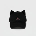 Black Cat Ear Baseball Cap