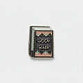 Book Pin Diamond Enamel Badge