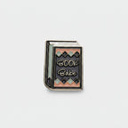 Book Pin Diamond Enamel Badge
