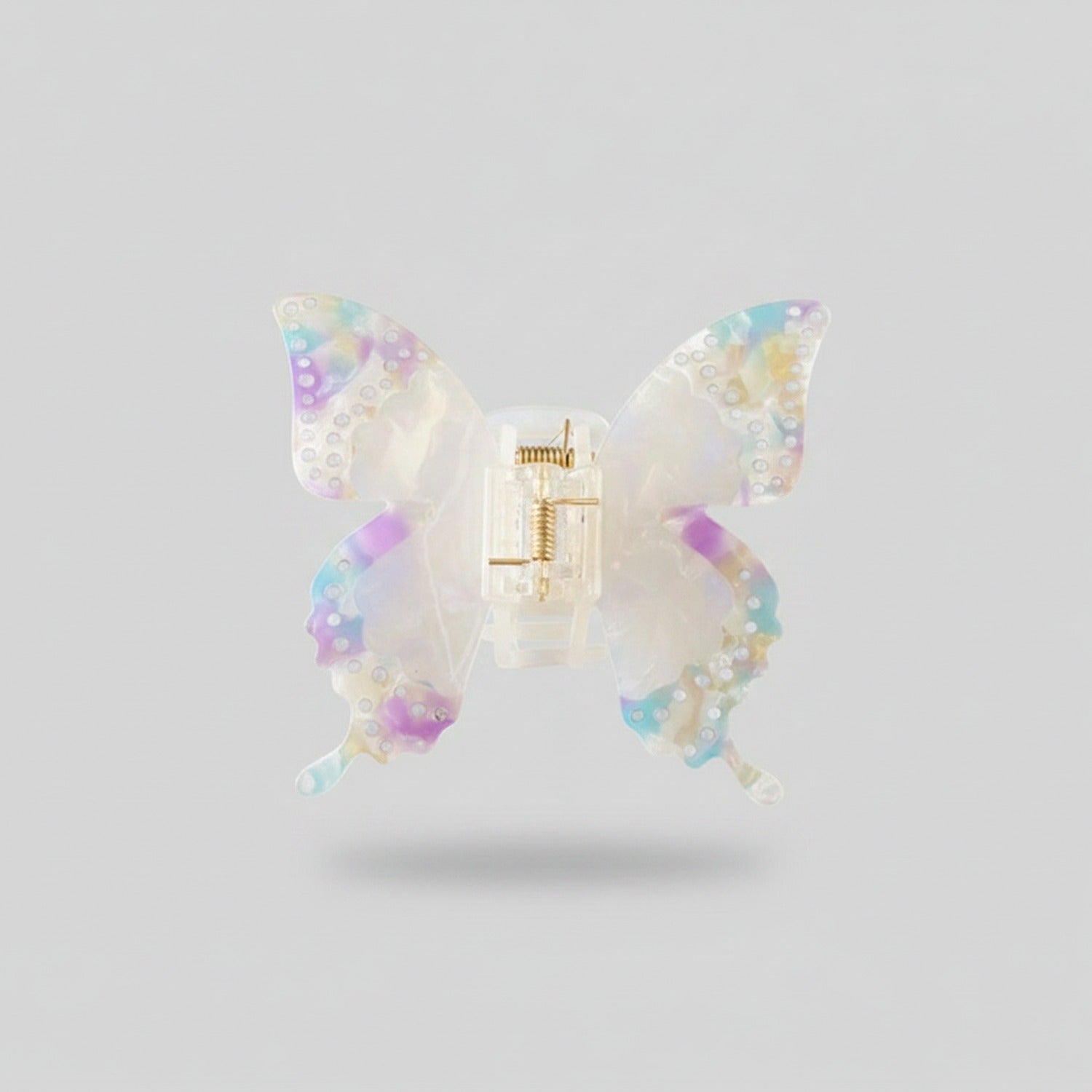 Butterfly Pearl Beaded Hair Claw Clip