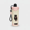 Black Cat Insulated Water Bottle With Charm