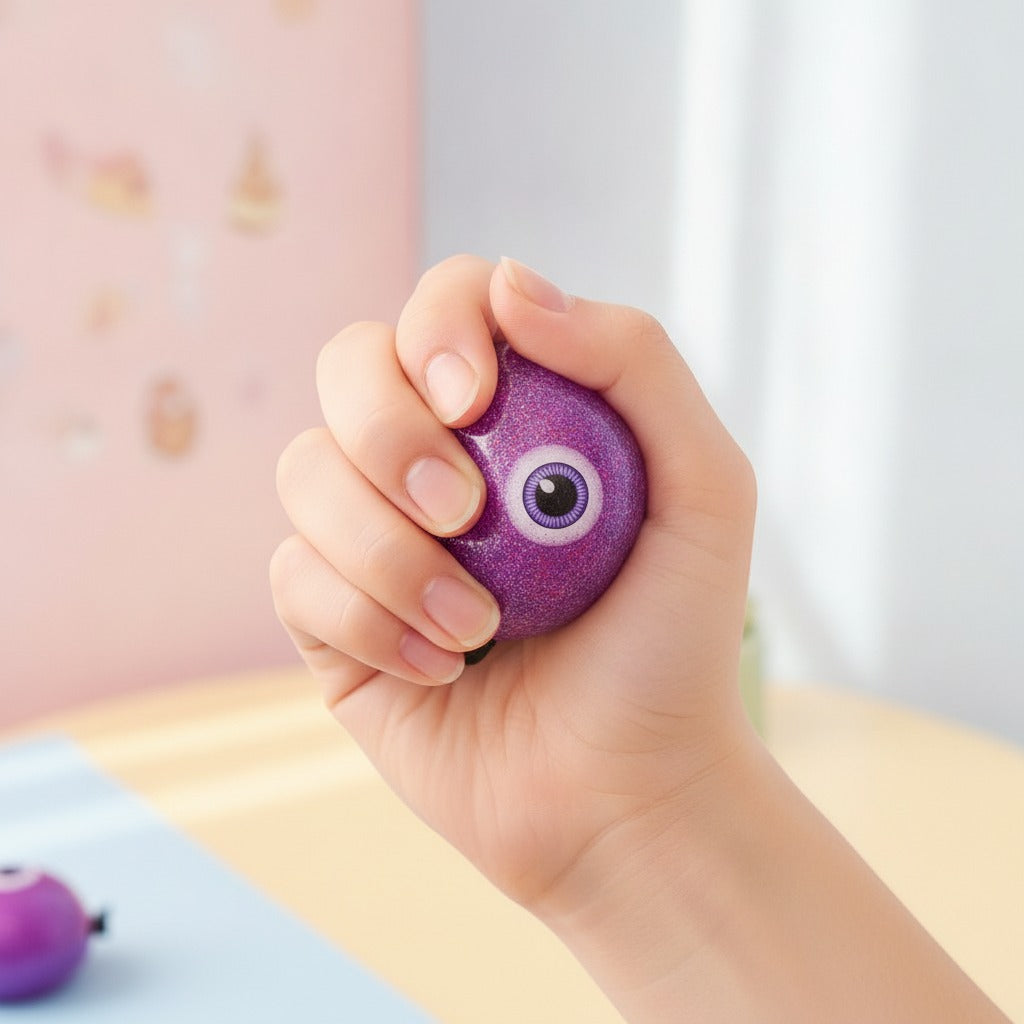 Spooky Squishy Fruit Plush Toy - Purple Ghost