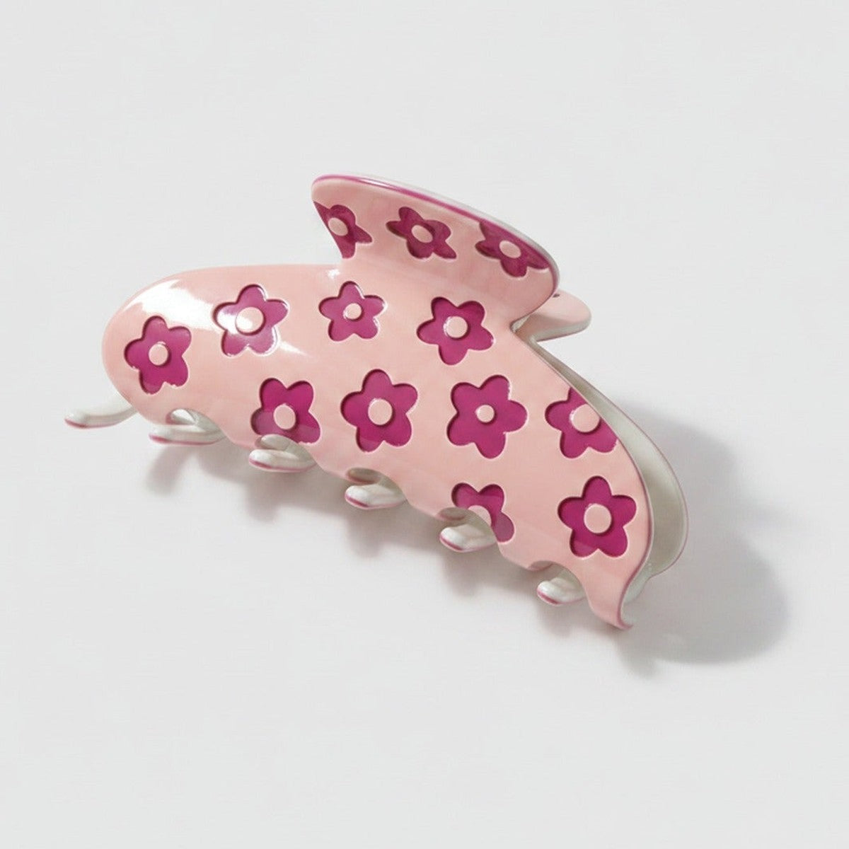Flower Hair Claw Clip - Pink Daisy – hair accessories (view 1)