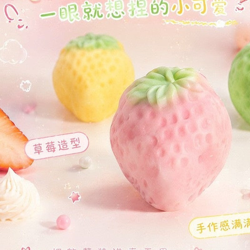 Strawberry Crunchy Squishy Toy
