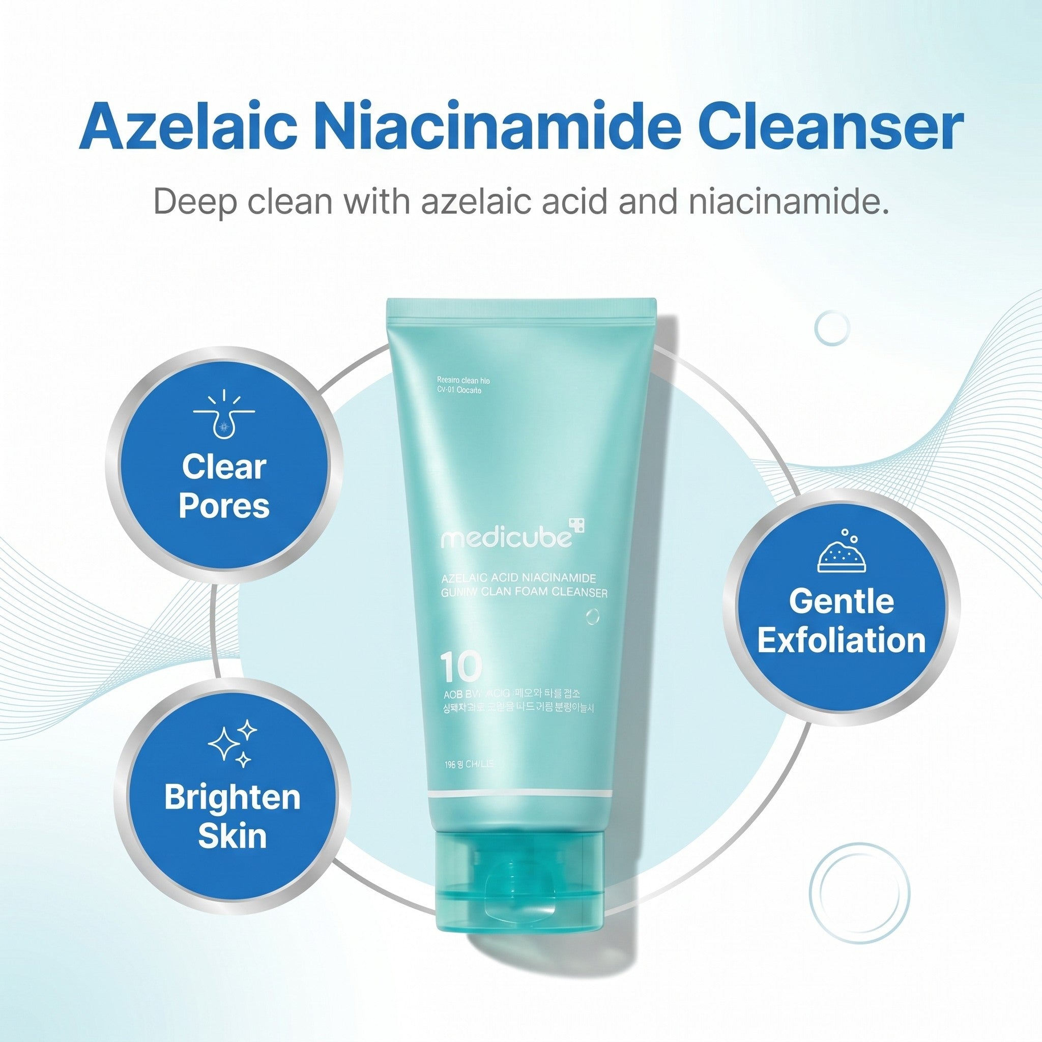 AZELAIC ACID NIACINAMIDE DEEP CLEAN FOAM CLEANSER 120g