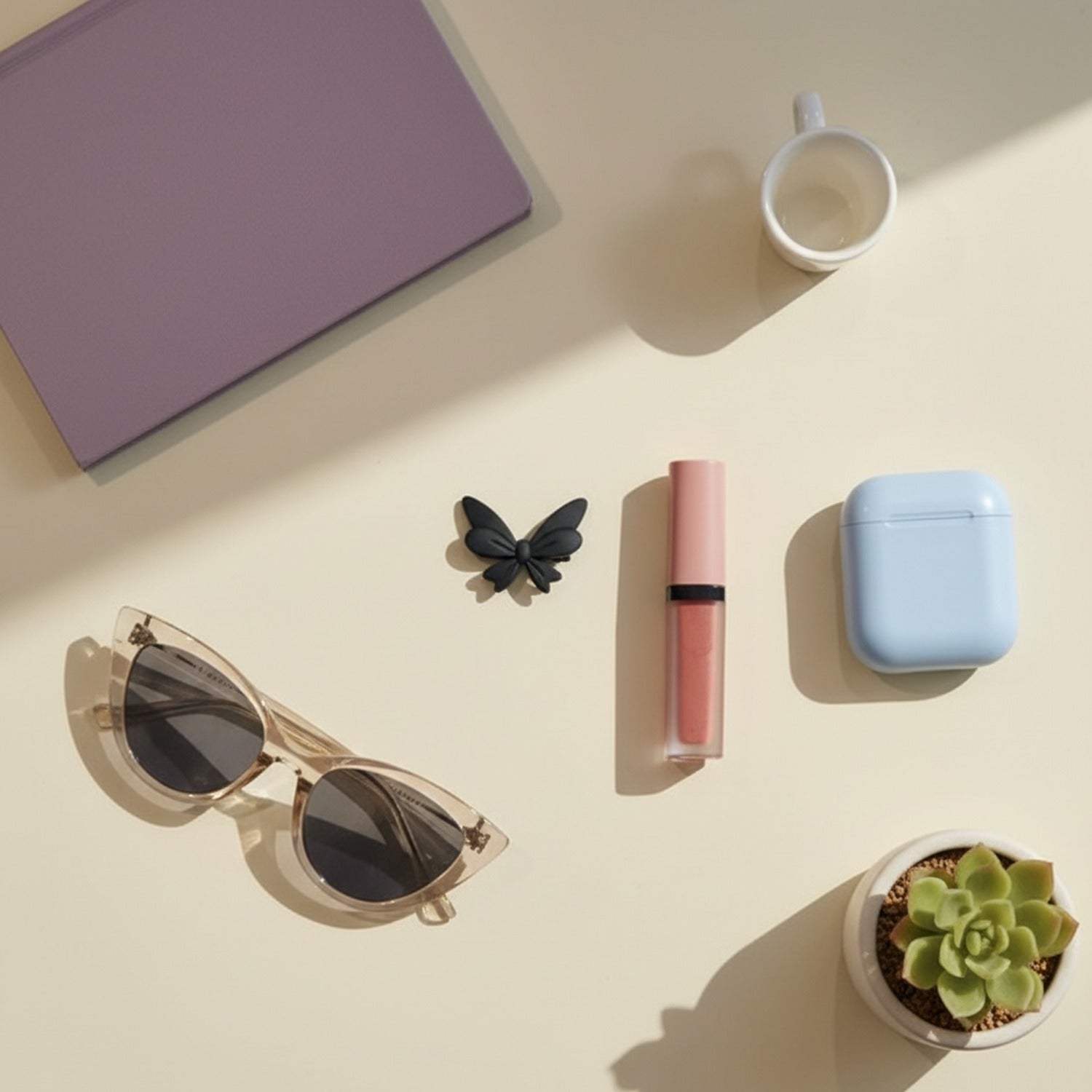 Pearl Beaded Phone Strap With Heart Charm