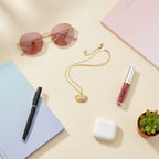 Pearl Shell Pendant Gold Chain Necklace