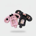 Fuzzy Bunny Ear Phone Charm With Bow