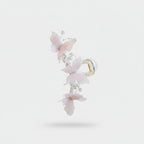 Pink Butterfly Hair Claw With Mirror Detail