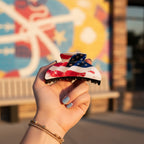 American Flag Stars Striped Hair Claw Clip