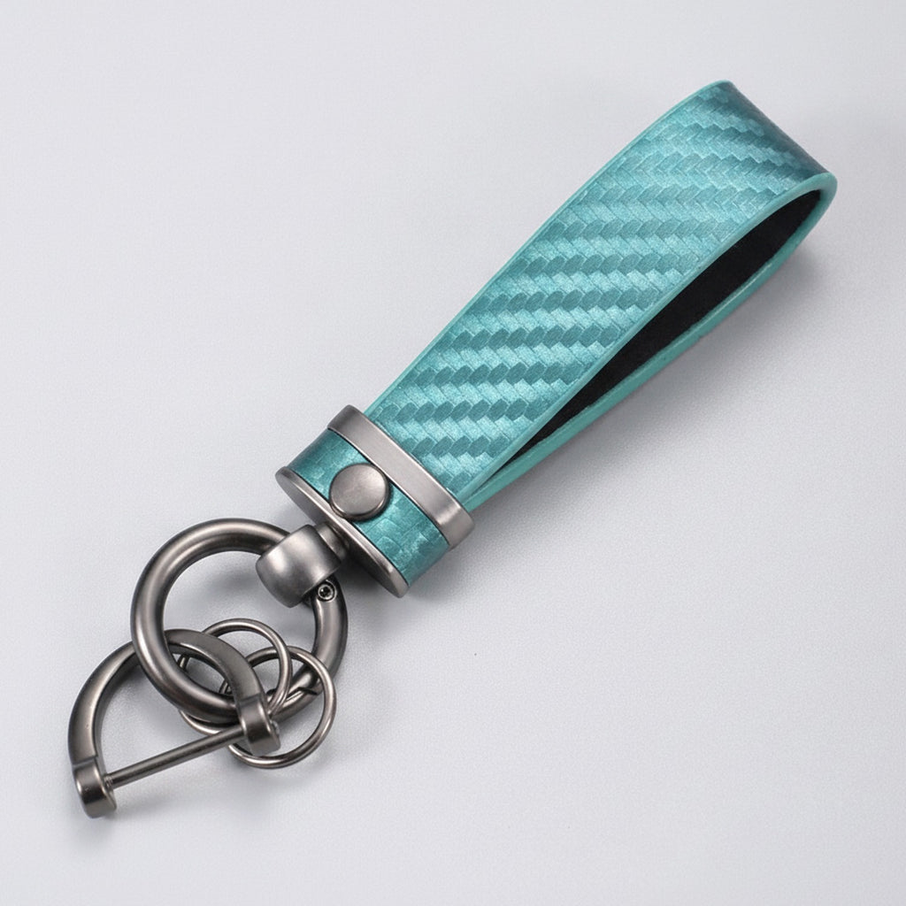 Textured Tube Keychain with Metal Hardware - Green – novelty & toys (view 1)
