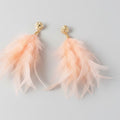 Feather Butterfly Rhinestone Drop Earrings - Jianyou Accessories 3 – jewelry (view 1)
