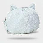 Mint Floral Embroidered Cat Ear Cosmetic Bag – bags & wallets (view 1)