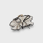 Polka Dot Pearl Butterfly Hair Claw Clip