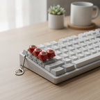 Watermelon Keycap Keychain - L-Shape