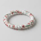 Floral Beaded Hair Tie Scrunchie – hair accessories (view 1)