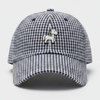 Cap With Horse Emblem - Black – apparel accessories (view 1)