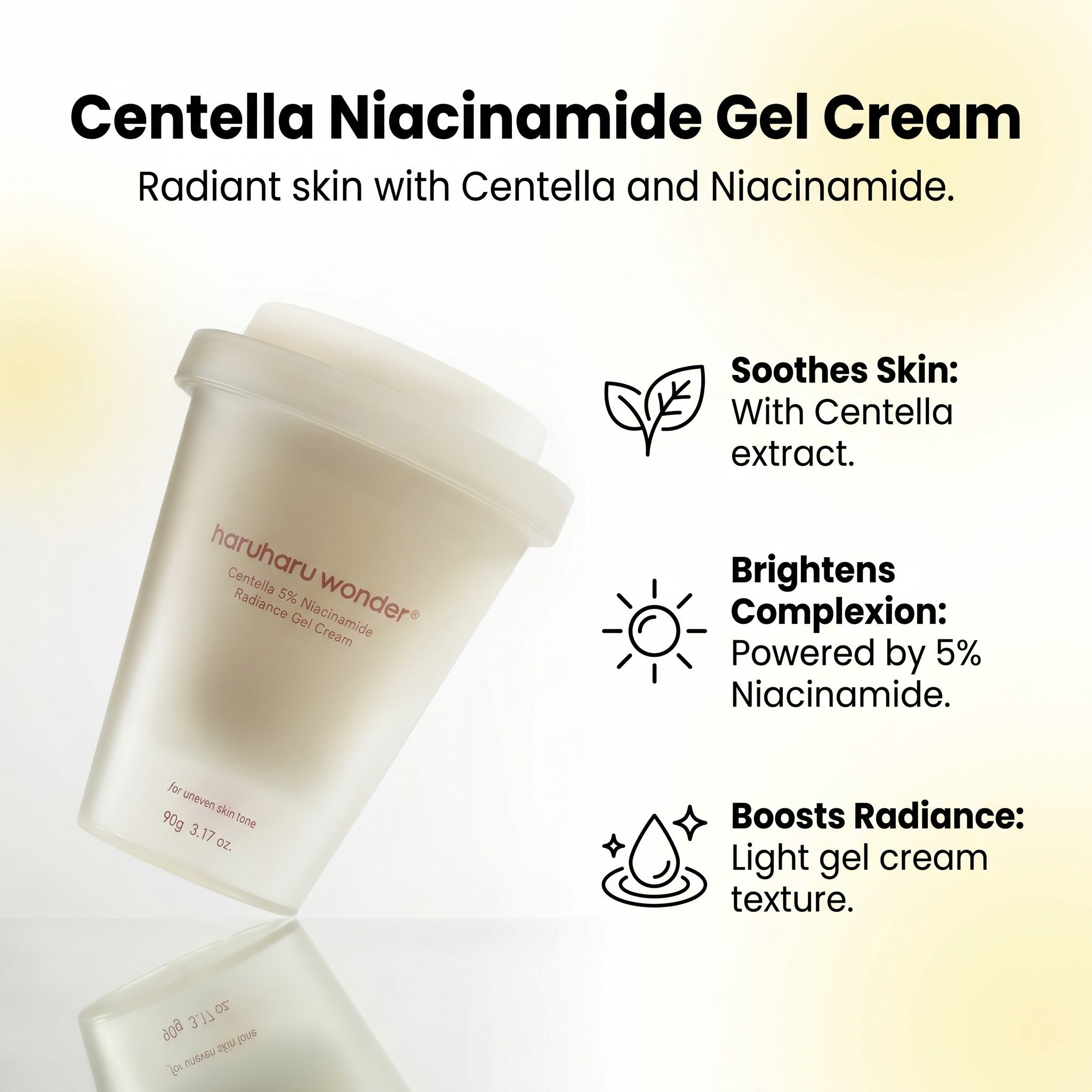 Centella 5% Niacinamide Radiance Gel Cream 90g
