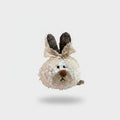 Fuzzy Bunny Hair Claw With Lace Bow