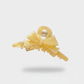 Pale Yellow Bow Hair Claw Clip